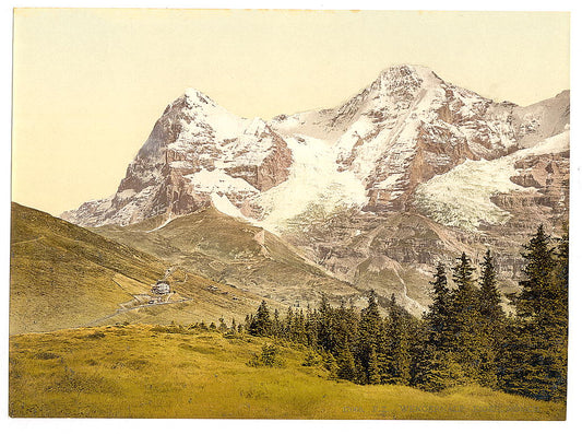 A picture of Wengern Alp, Mönch and Eiger, Bernese Oberland, Switzerland