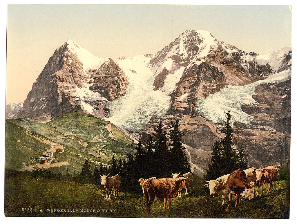 A picture of Wengern, Monch and Eiger, Bernese Oberland, Switzerland