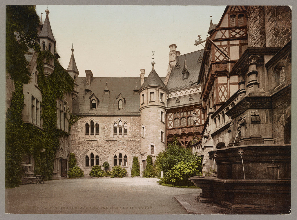 A picture of Wernigerode a/Harz. Innerer Schlosshof