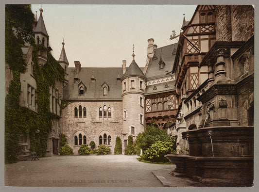 A picture of Wernigerode a/Harz. Innerer Schlosshof