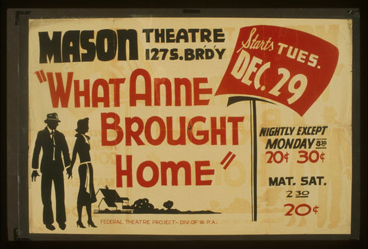 A picture of "What Anne brought home"