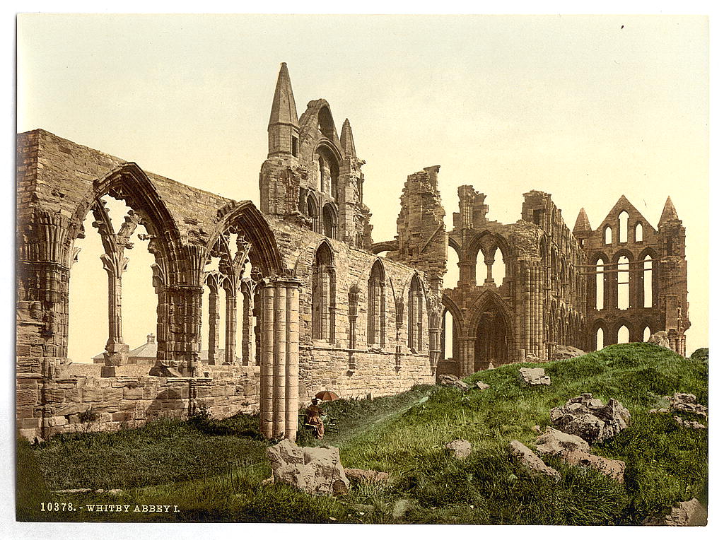 A picture of Whitby, the abbey, I., Yorkshire, England