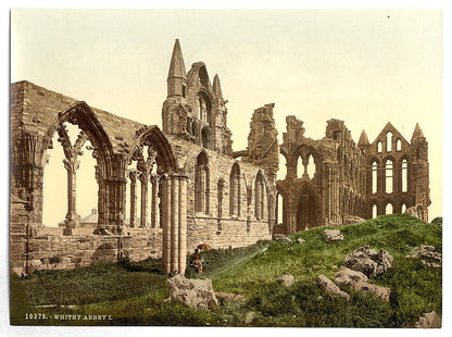A picture of Whitby, the abbey, I., Yorkshire, England
