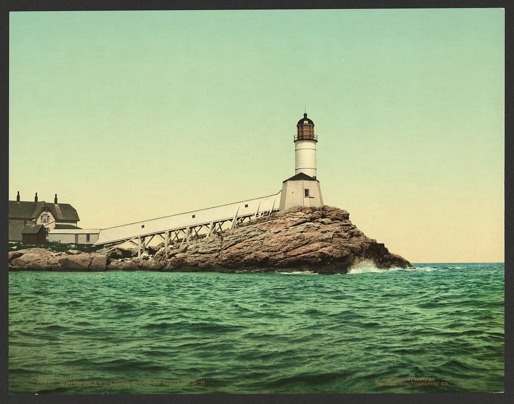 A picture of White Island Light, Isles of Shoals, N.H.