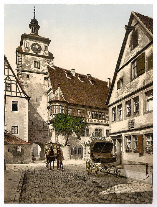 A picture of White Tower (i.e. Weisser Turm), Rothenburg (i.e. ob der Tauber), Bavaria, Germany