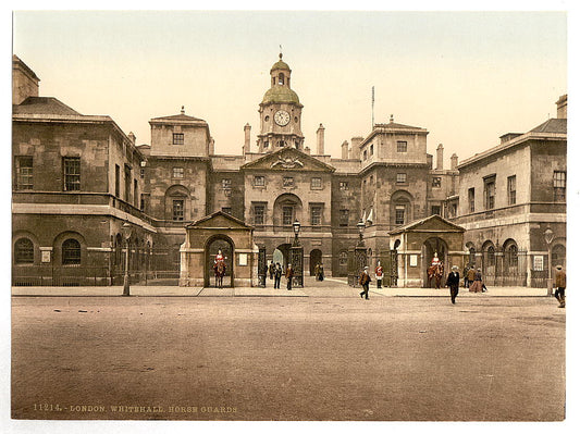 A picture of Whitehall, horse guards, London, England