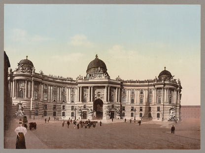 A picture of Wien. K. & K. Hofburg