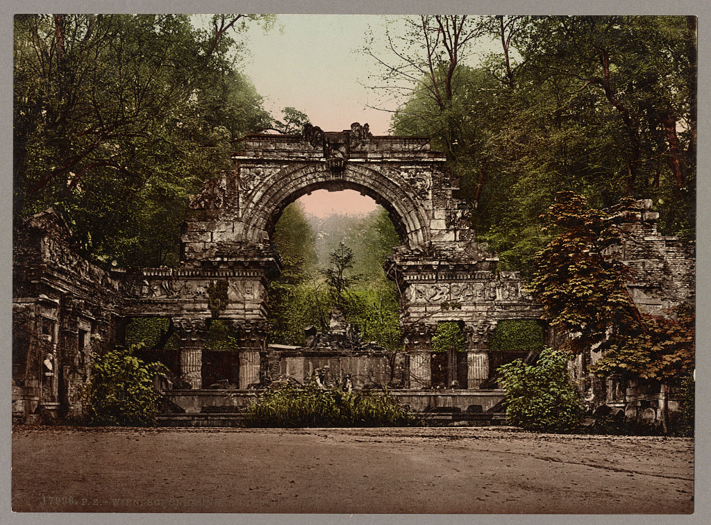 A picture of Wien. Schönbrunn. Römische Ruine