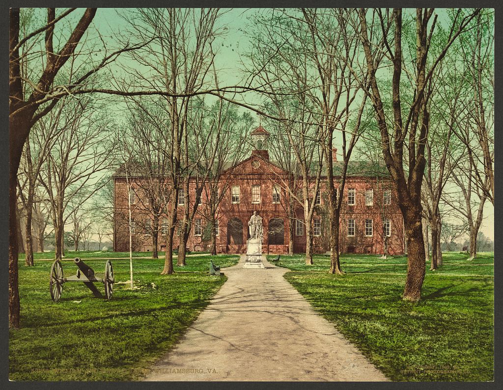 A picture of William and Mary College, Williamsburg,VA