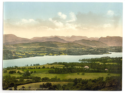 A picture of Windermere, from Orrest Head, Lake District, England