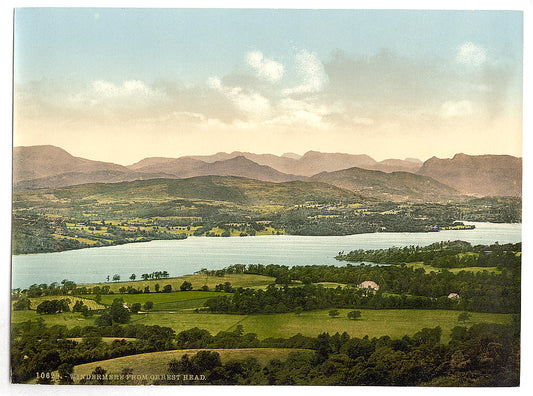A picture of Windermere, from Orrest Head, Lake District, England