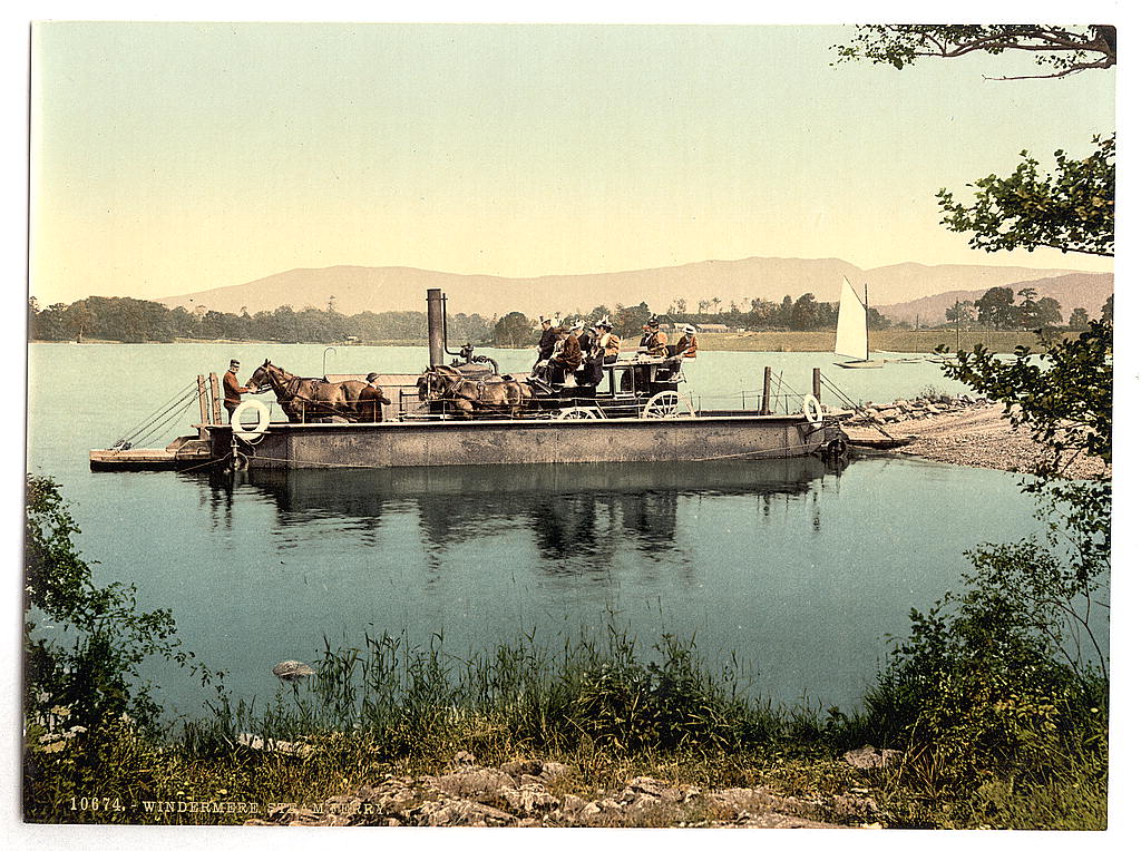 A picture of Windermere, steam ferry, Lake District, England