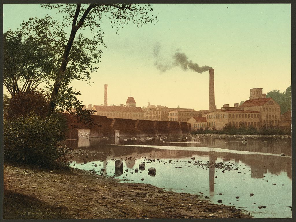 A picture of Wisconsin. Appleton Paper Mills