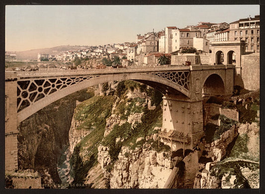 A picture of With great bridge, Constantine, Algeria