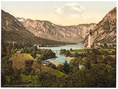 A picture of Wocheiner Lake, Carniola, Austro-Hungary