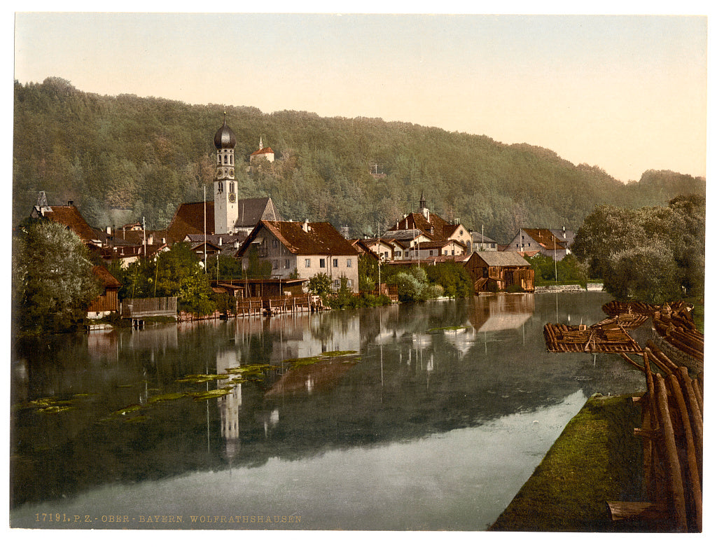 A picture of Wolfrathshausen (i.e. Wolfratshausen), Upper Bavaria, Germany