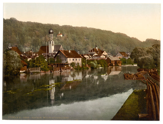 A picture of Wolfrathshausen (i.e. Wolfratshausen), Upper Bavaria, Germany