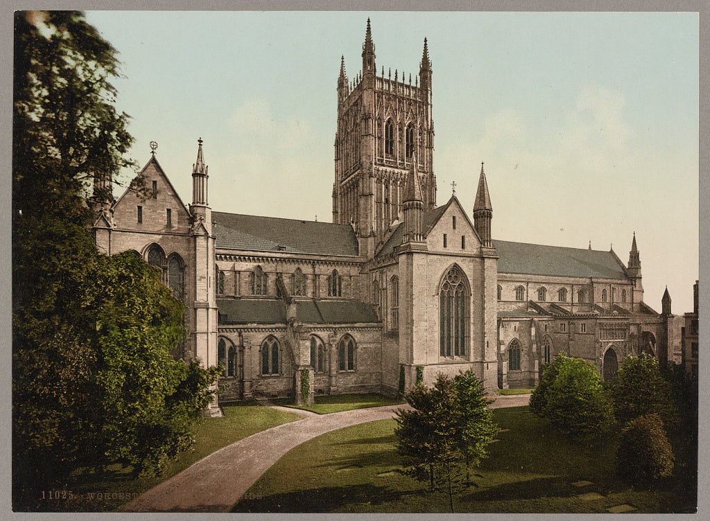 A picture of Worcester Cathedral N. Side