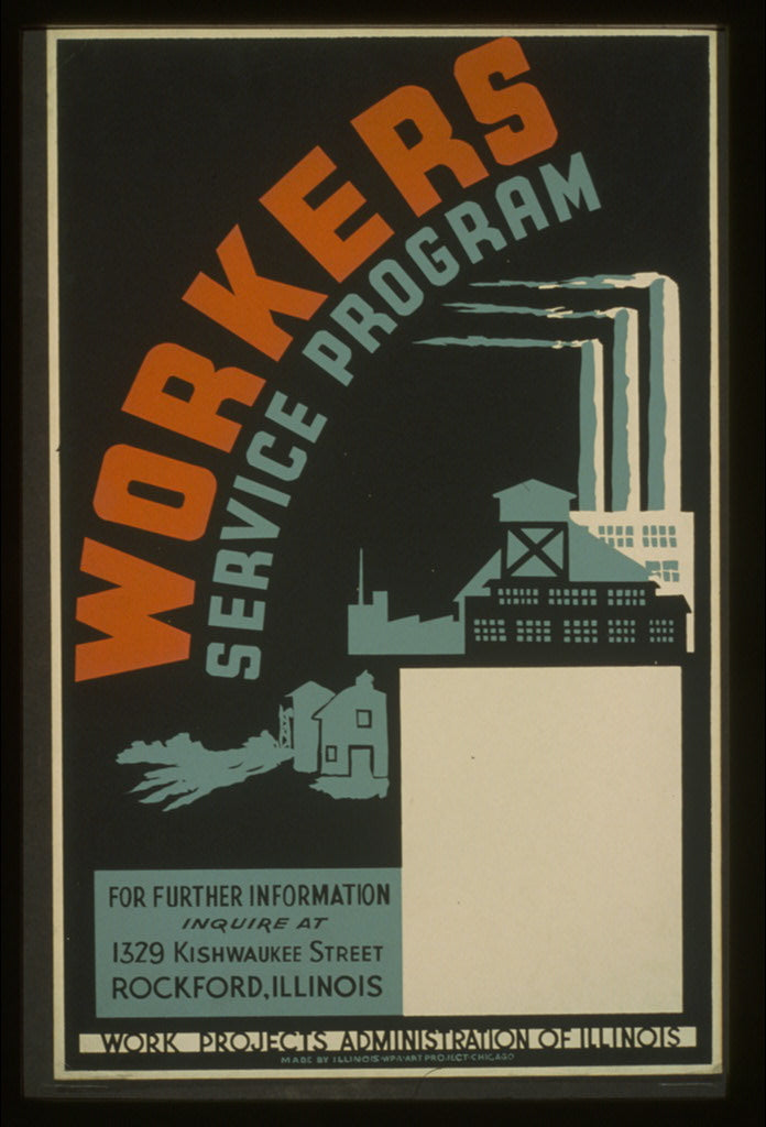 A picture of Workers service program ... Rockford, Illinois