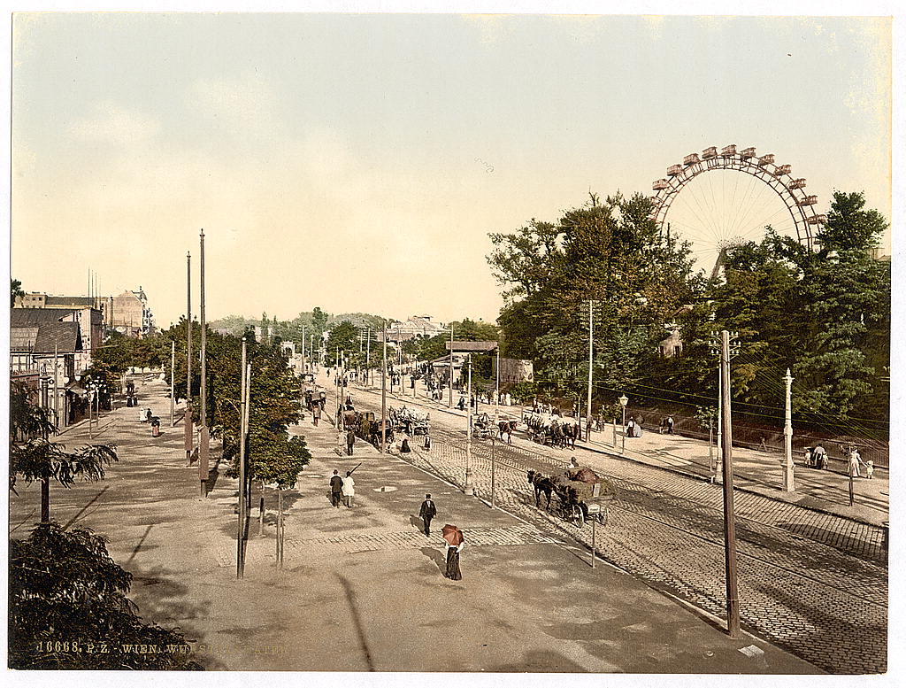 A picture of Wurstelprater, Vienna, Austro-Hungary