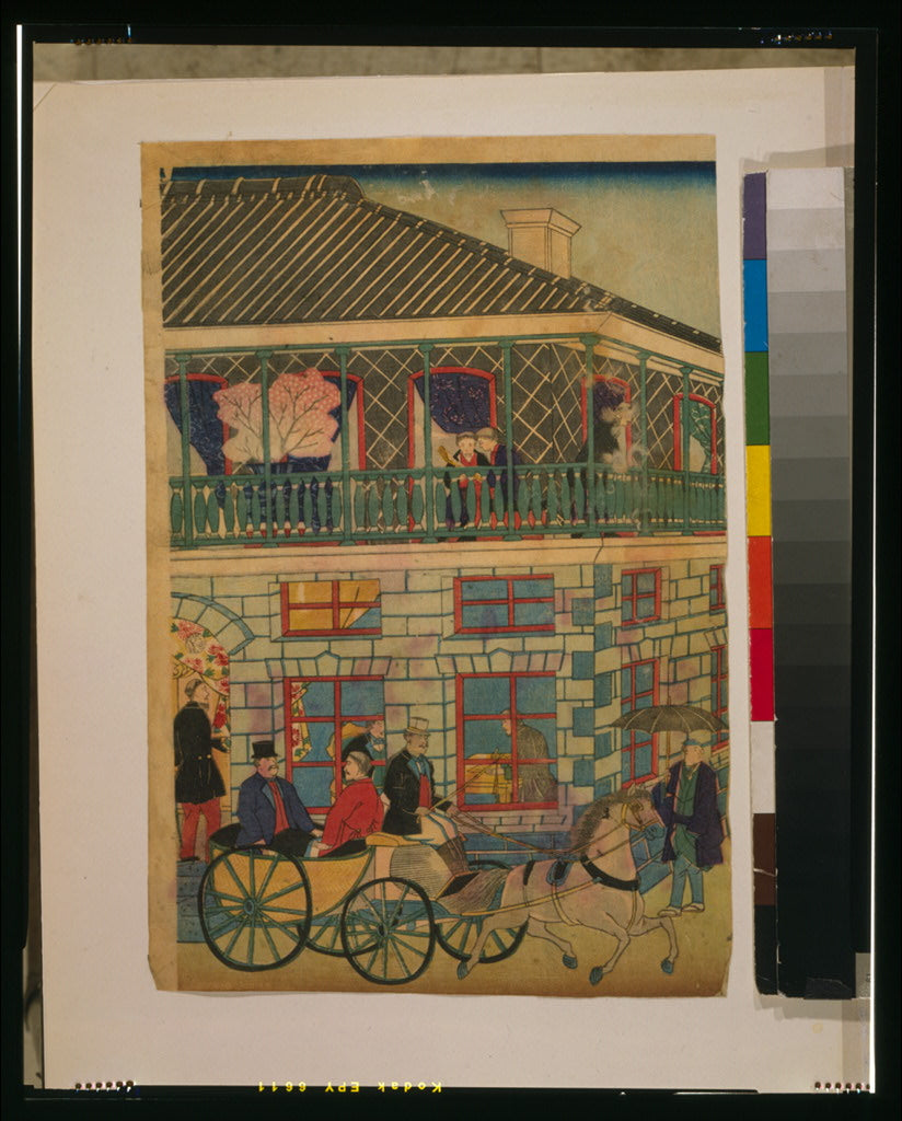 A picture of Yokohama kaigan kakkoku shōkan zu