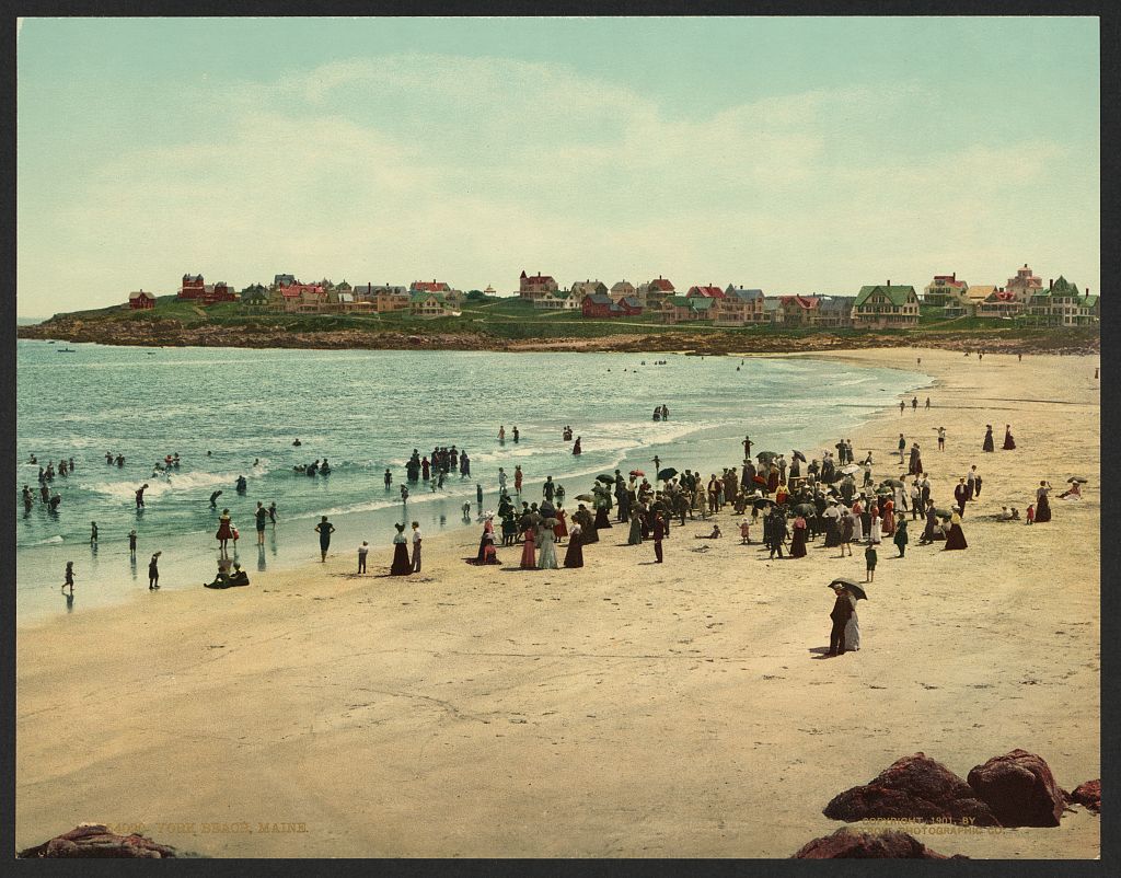 A picture of York Beach, Maine