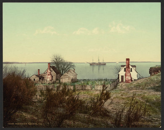 A picture of Yorktown harbor, VA