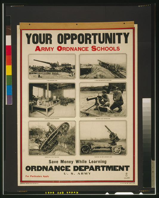 A picture of Your opportunity - Army ordnance schools