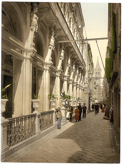 A picture of Zara, Central Cafe, Dalmatia, Austro-Hungary