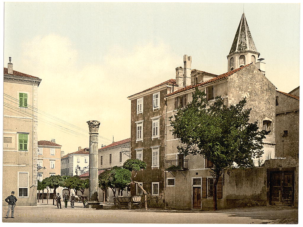 A picture of Zara, Colonna Square, Dalmatia, Austro-Hungary