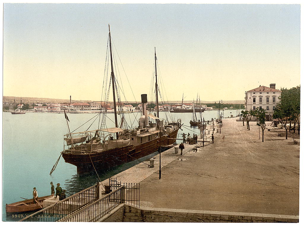 A picture of Zara, landing place, Dalmatia, Austro-Hungary