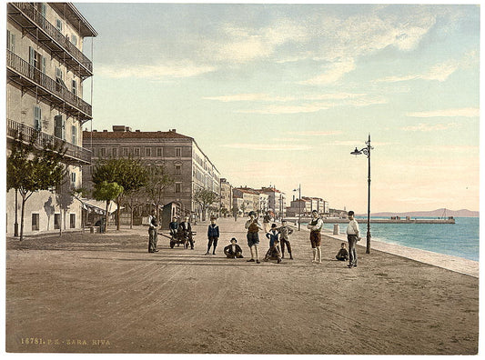 A picture of Zara, water front, Dalmatia, Austro-Hungary