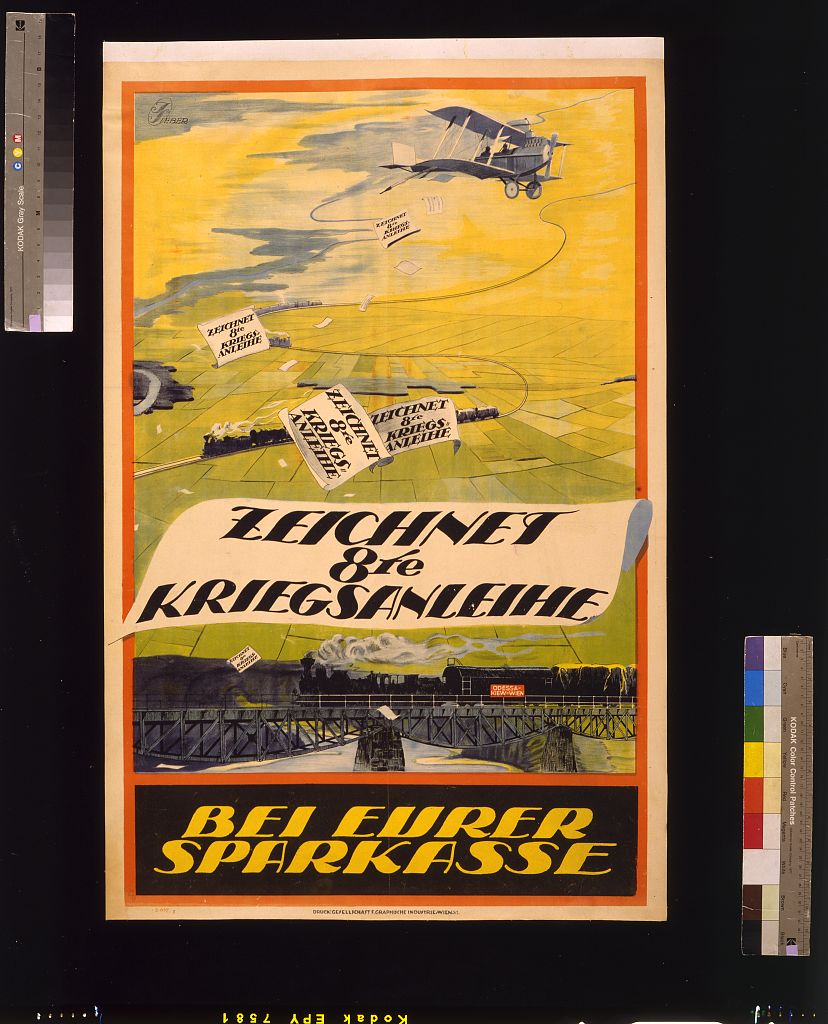 A picture of Zeichnet 8te Kriegsanleihe bei Eurer Sparkasse