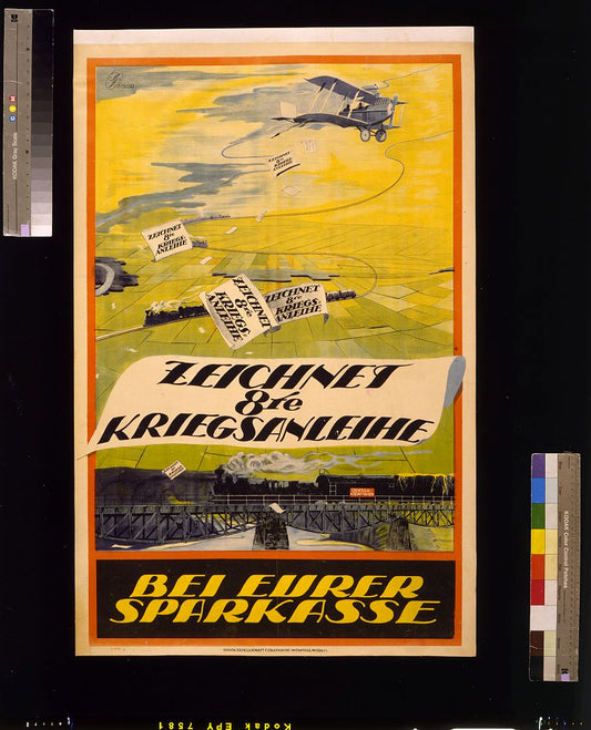 A picture of Zeichnet 8te Kriegsanleihe bei Eurer Sparkasse